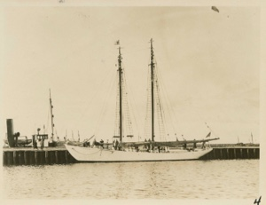 Image: Bowdoin at dock